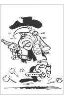 Lucky Luke kleurplaat 29